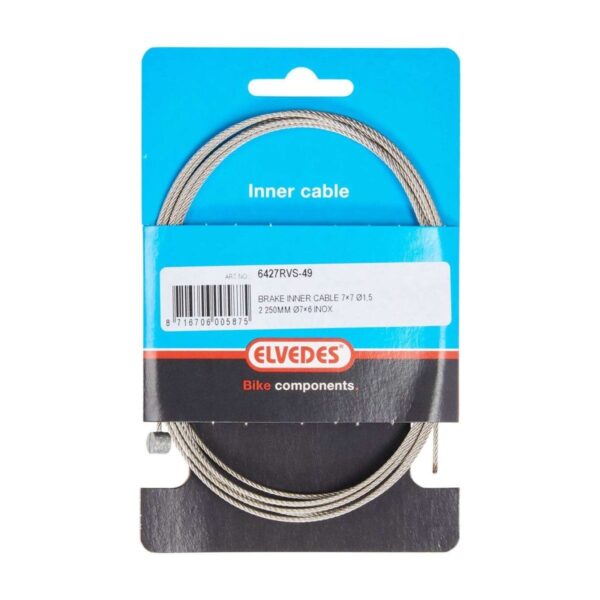 Elvedes rem binnenkabel rvs 49dr nippel 7x6