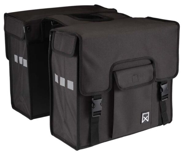 Willex Dubbele Shopper Zwart 38L