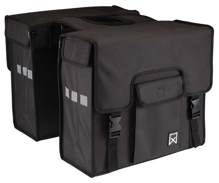 Willex Dubbele Shopper Zwart 38L