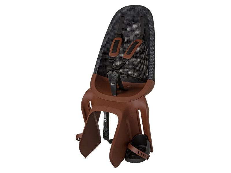 Qibbel achterzitje Air drager bev. bruin/zwart