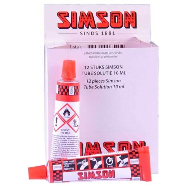 Simson doos tube solutie 10ml (12)