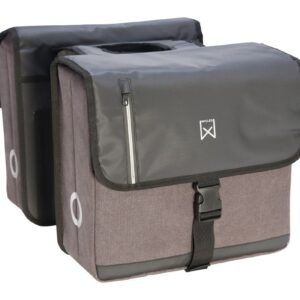 Willex Dubbele Canvas Kantoortas Grijs 40L