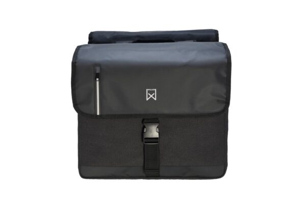 Willex Dubbele Canvas Kantoortas Zwart 46L