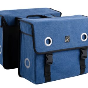 Willex Dubbele Canvas Tas Plus Blauw 52L