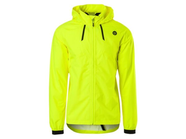 Agu Compact Rain Jacket Commuter Men Hi-Vis Neon