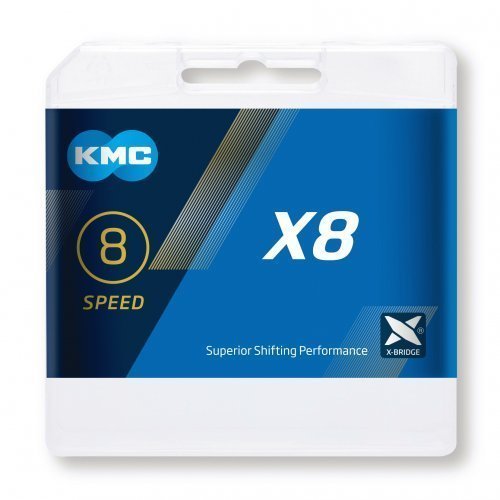 Kmc Ketting 8-speed X8 11 4 links zilver/grijs