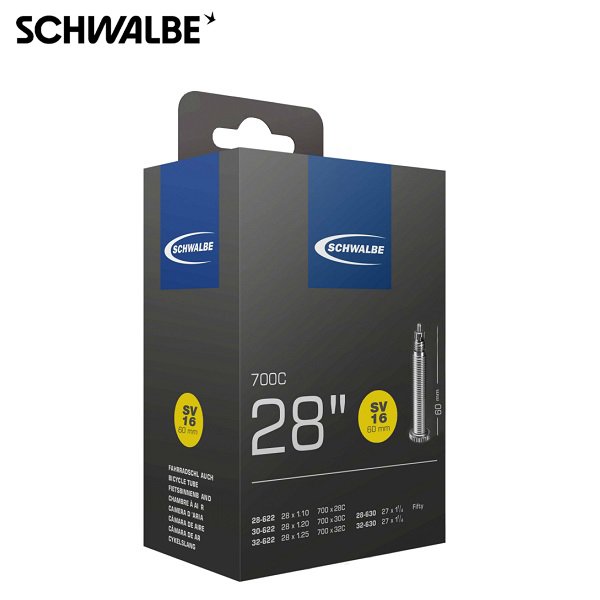 Schwalbe Binnenband Sv16 28'' 28/32-622/630 verpak - Afbeelding 3