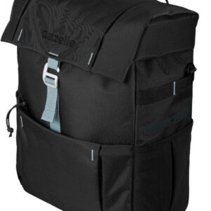 Gazelle Tas enkel Zwart Olijf 18.5L