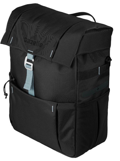 Gazelle Tas enkel Zwart Olijf 18.5L