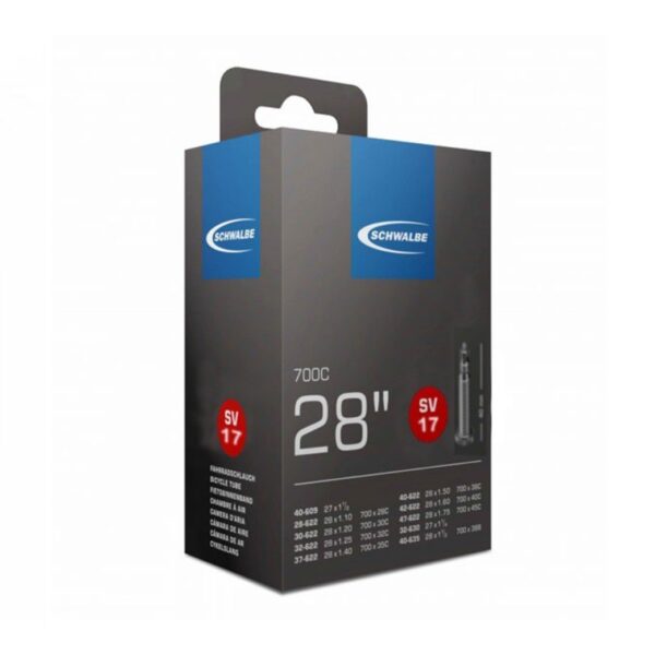 Schwalbe bib 28x1 1/8-1 1/2 frans 40mm 28/47-622/6