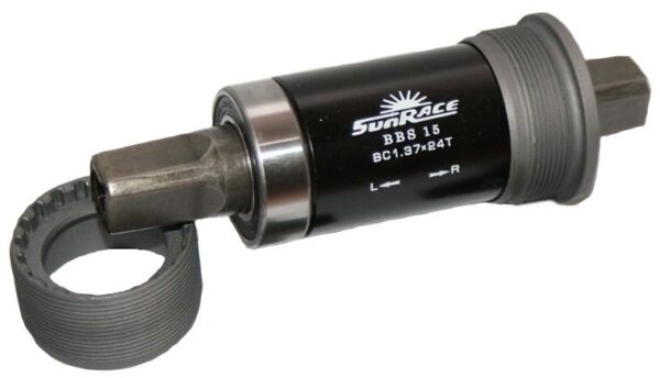 Sunrace trapas 68/116mm BSA staal
