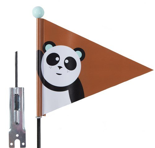 Pexkids bike flag Panda