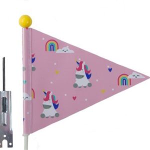 Pex Kids fietsvlag Unicorn