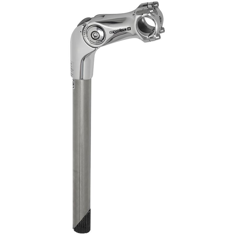 Ergotec stuurpen Octopus2 25.4/25.4/110 rvs/zilver