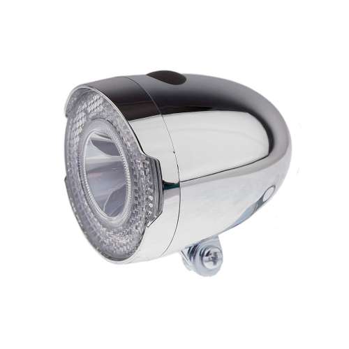 Ikzi Light Scheinwerfer Retro JR Akku Chrom