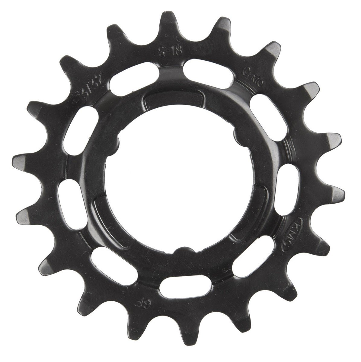 Kmc tandwiel achter shimano 18t cro-mo staal