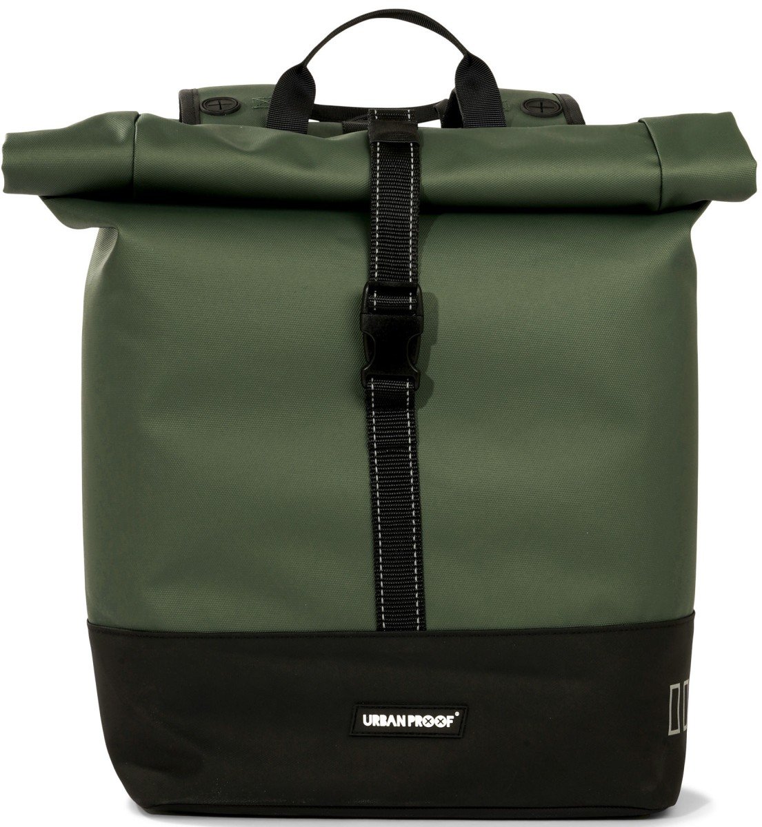 Urban Proof double rolltop bag 38L recycled groen - Image 3
