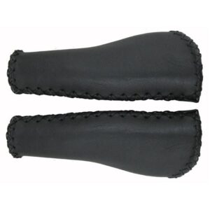 Velo Handgr Leder Ergo 135 Zwart Paar