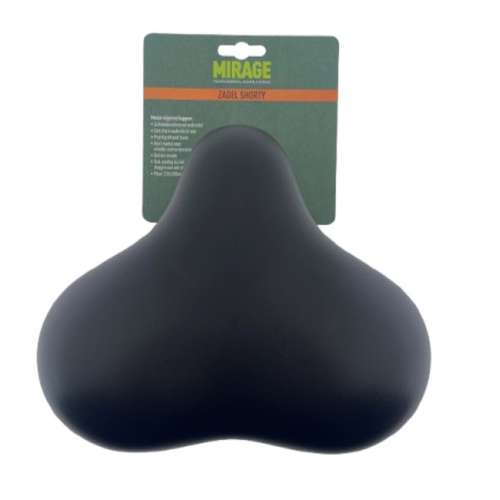 Mirage rokzadel Shorty met vering zwart