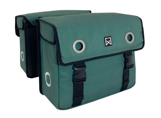 Willex Canvas Dubbele Tas Groen 52L