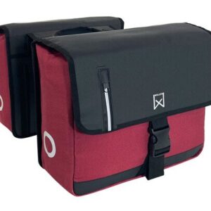 Willex Dubbele Canvas Kantoortas Rood 46L