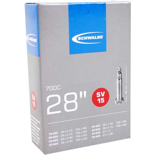 Schwalbe Bib 27/28x7/8-1. 10 frans 40mm 18/28-622/6