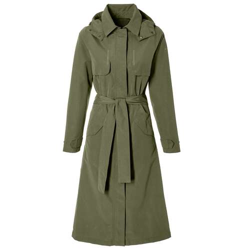 Basil trenchcoat Mosse dames