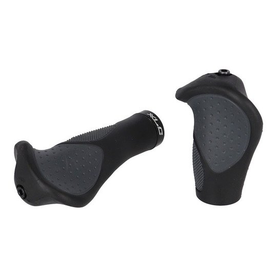 Xlc HANDVAT ERGO 135/92MM CF ZW/GRY STEL GRS22