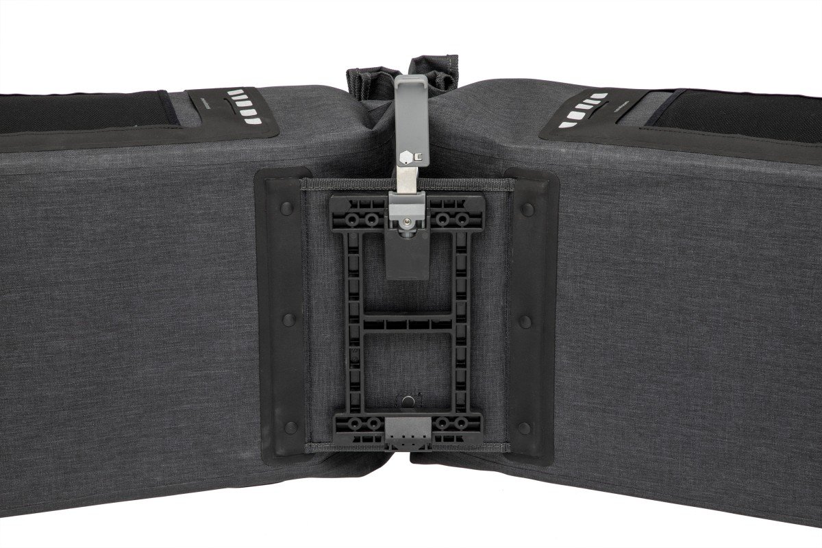 New Looxs Fietstas Dubbel Varo Waterdicht Grijs MIK - Image 3