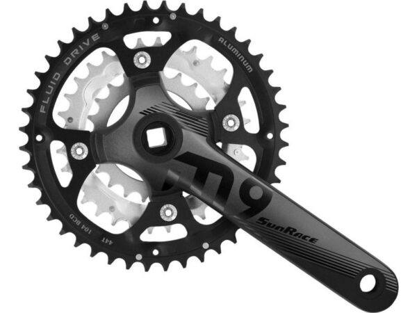 Sunrace crankstel M914 44/32/22 9v