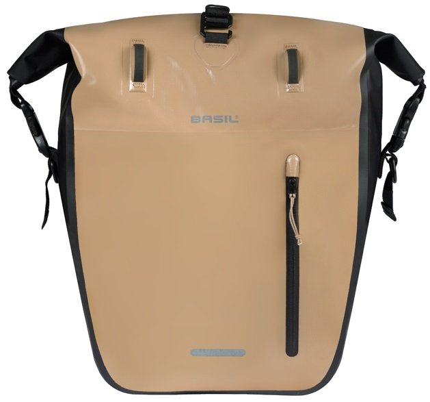 Basil Fietstas Enkel Rivo L MIK Hooks Zand 25-31L - Image 6