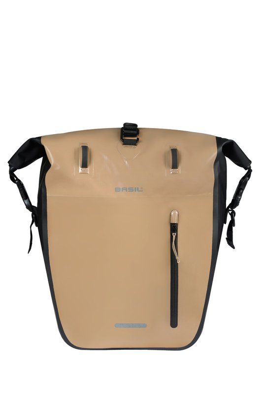 Basil Fietstas Enkel Rivo L MIK Hooks Zand 25-31L - Image 4