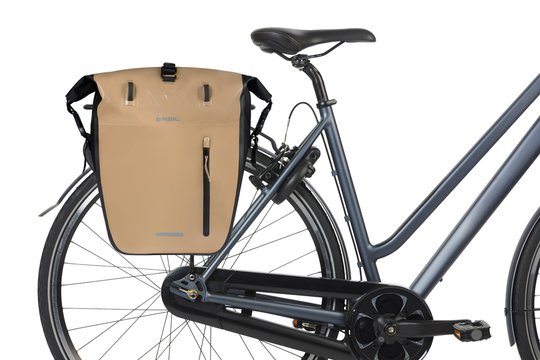 Basil Fietstas Enkel Rivo L MIK Hooks Zand 25-31L - Image 3