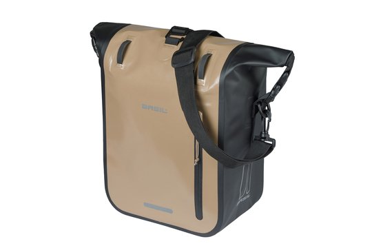 Basil Fietstas Enkel Rivo M MIK Hooks Zand 12-15L - Image 3