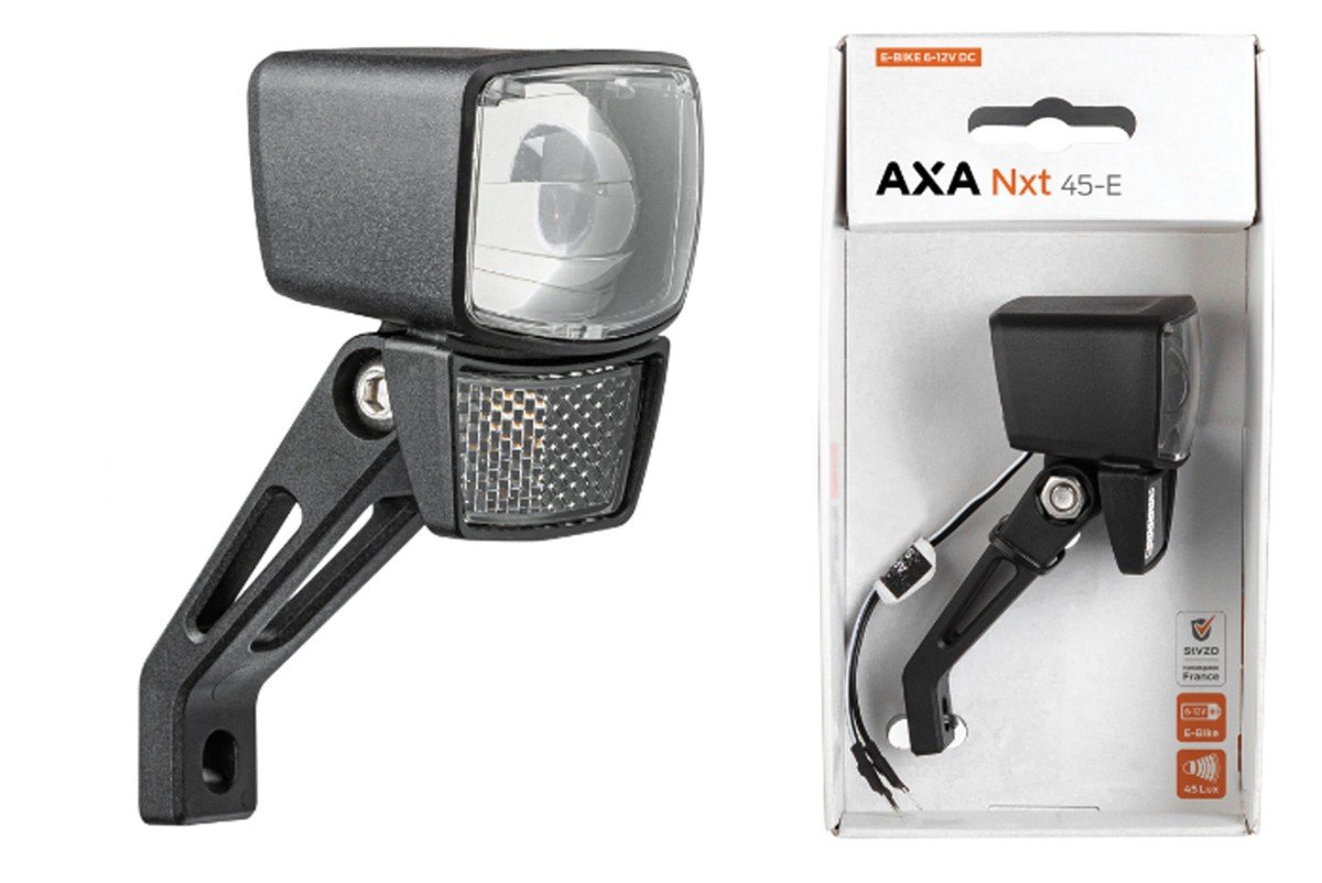 Axa led koplamp nxt 45 e-bike 6-12v 45 lux, led, e
