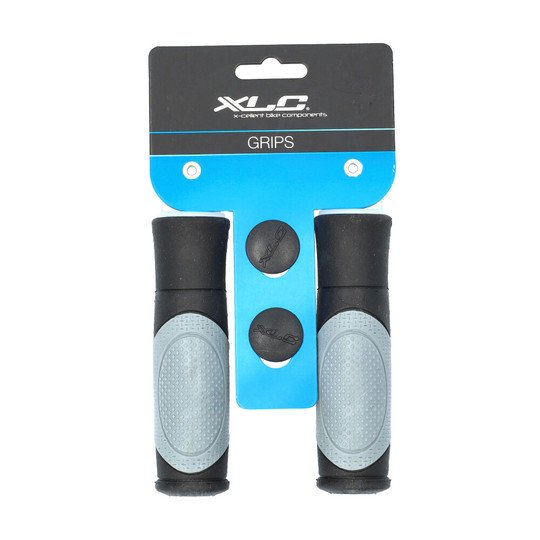 Xlc HANDVAT ERGO 125MM ZW/GRY STEL GRG03