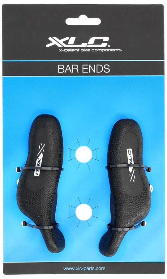 Xlc BAR ENDS COMP ALM 125MM ZW STEL