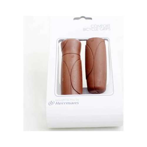 Herrmans handvatten Cut 93 90/120mm bruin