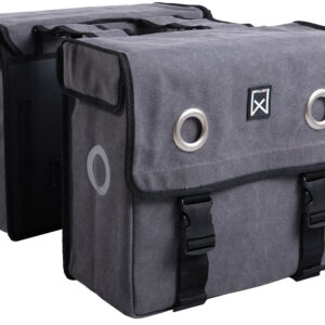 Willex Canvas Dubbele Tas Grijs 40L