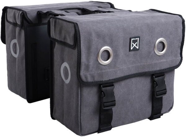 Willex Canvas Dubbele Tas Grijs 40L