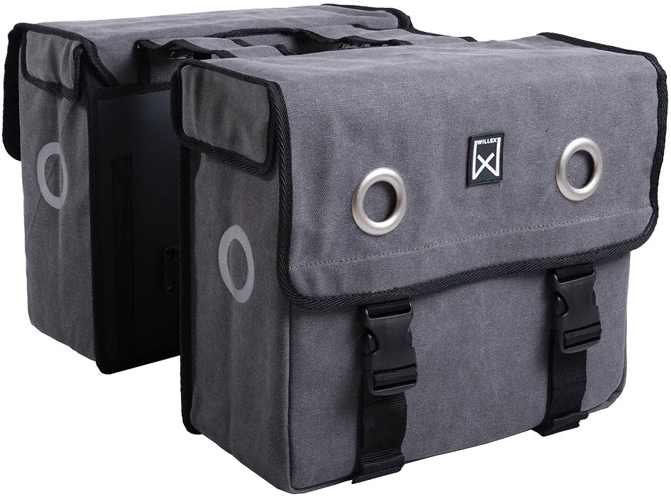 Willex Canvas Dubbele Tas Grijs 40L