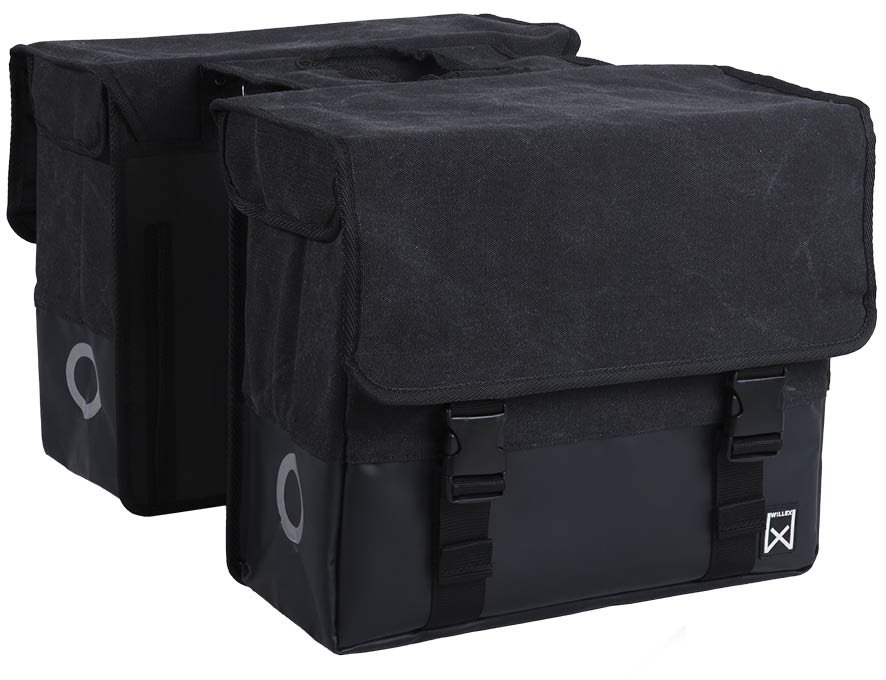 Willex Canvas Dubbele Tas Zwart 48L
