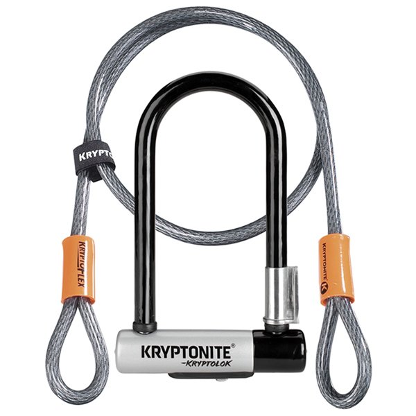 Kryptonite Beugelslot Kryptolok Mini-7 met Kabel A