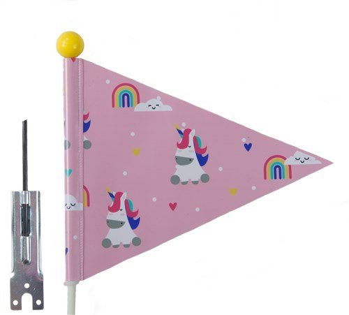 Pex Kids fietsvlag Unicorn