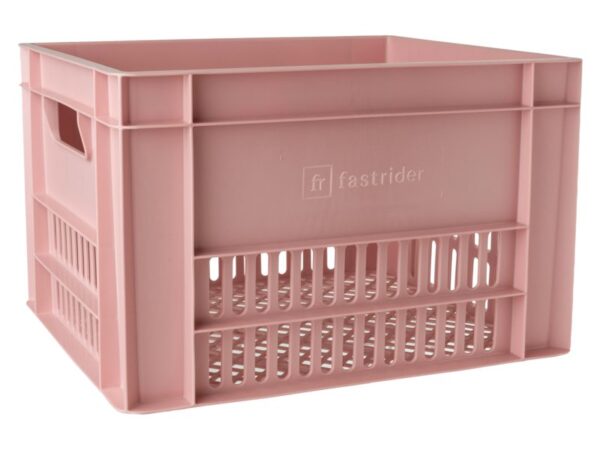 Fastrider fietskrat large oudroze 34L