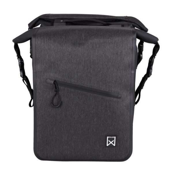 Willex Dubbele Canvas Tas Plus 40L – Zwart
