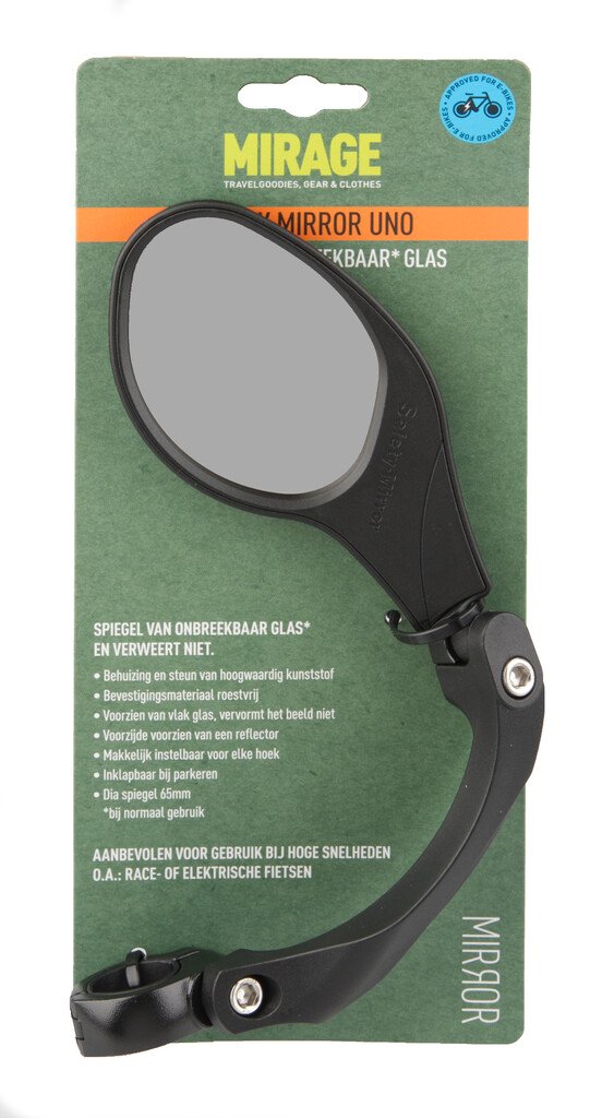 Mirage spiegel Uno draaibaar+klem