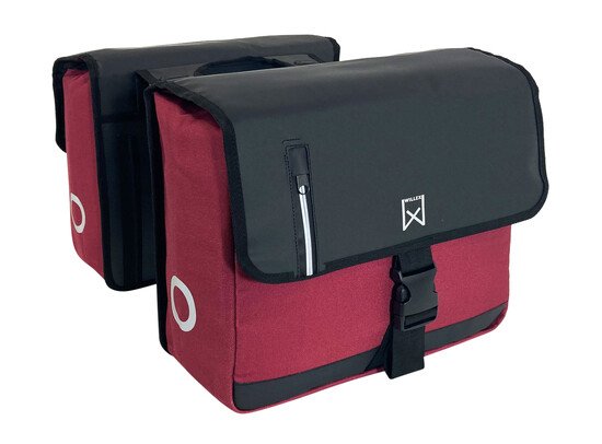Willex Dubbele Canvas Kantoortas Rood 46L