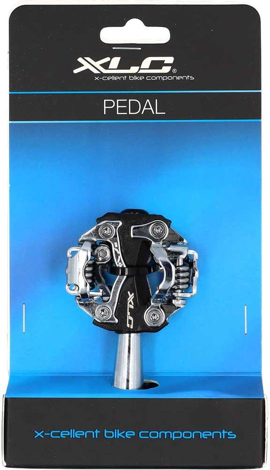 Xlc PEDAAL ATB SPD DUBBEL ALM ZW/ZI STEL PDS15