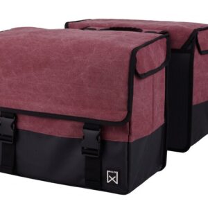 Willex Dubbele Canvas Tas Plus 48L – Rood